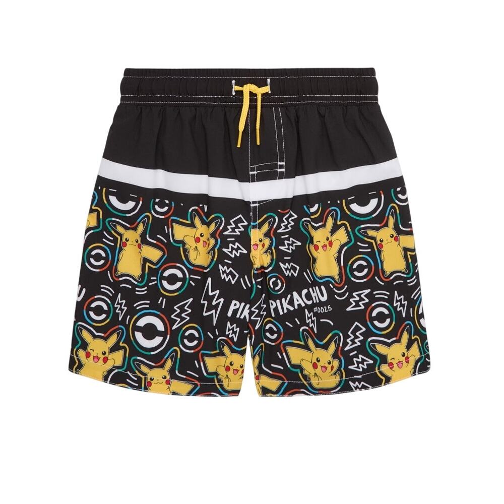 Pokémon Boys Pikachu Swim Trunks with UPF50+